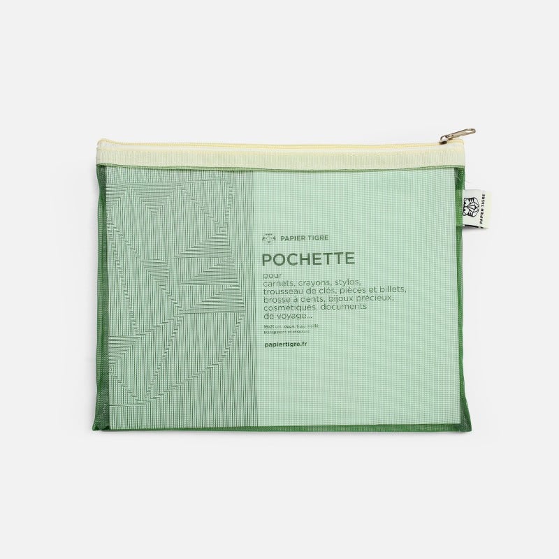 Mesh Pouch Medium: Yellow/Green