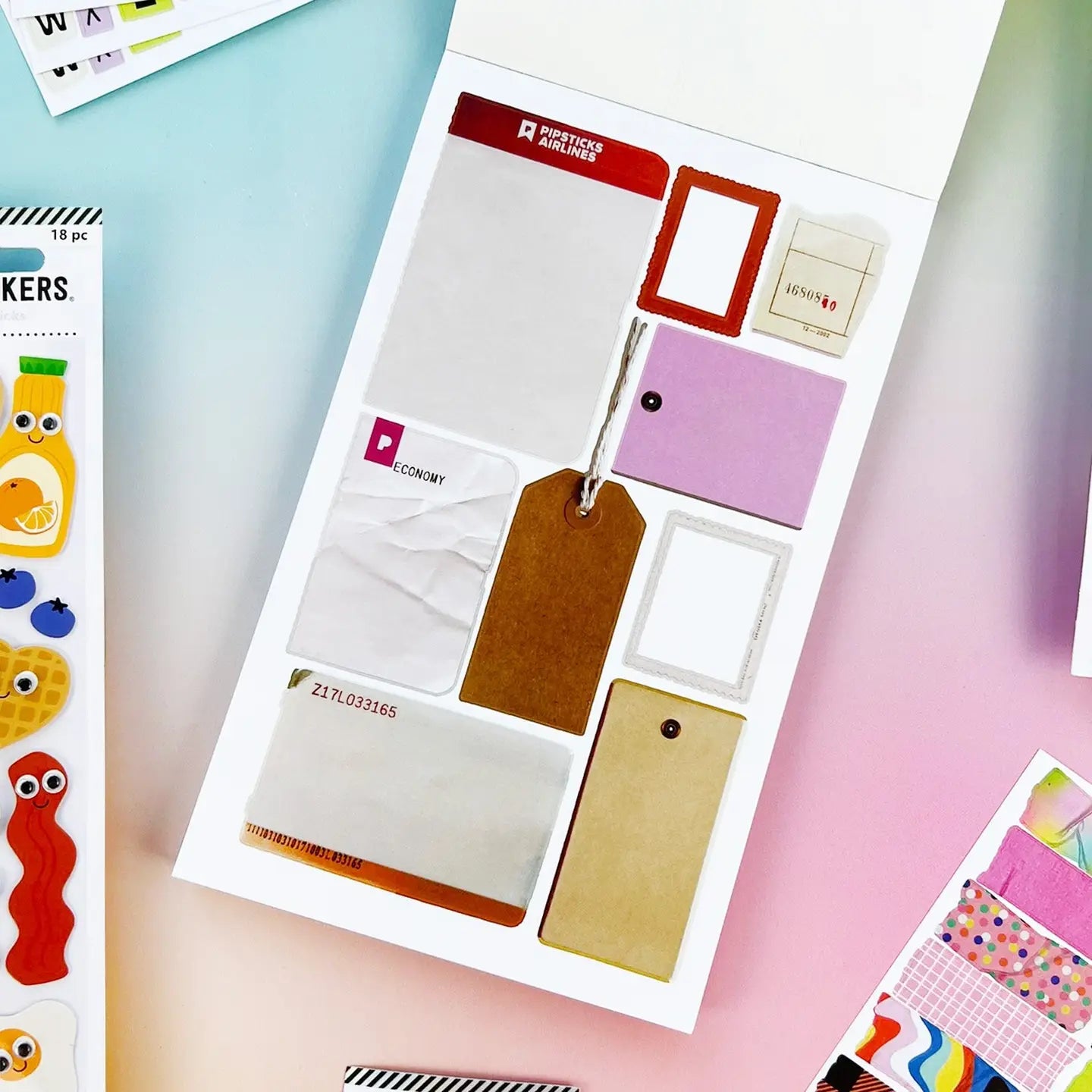 Mix n Match Junk Journal Sticker Book