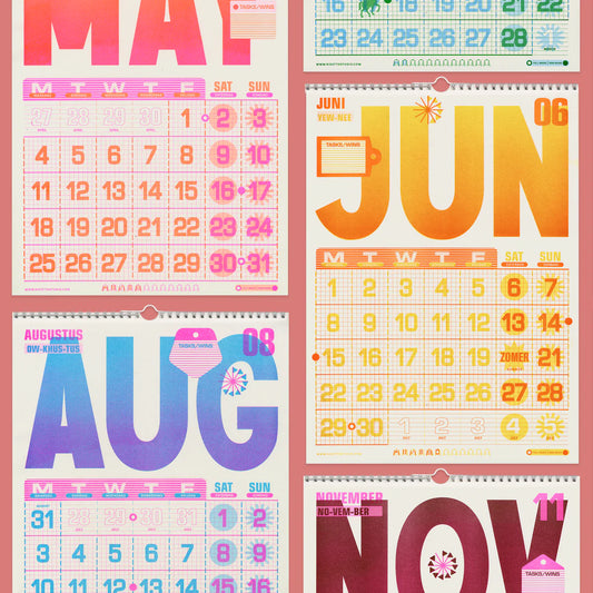 Risotto A3 Calendar 2026