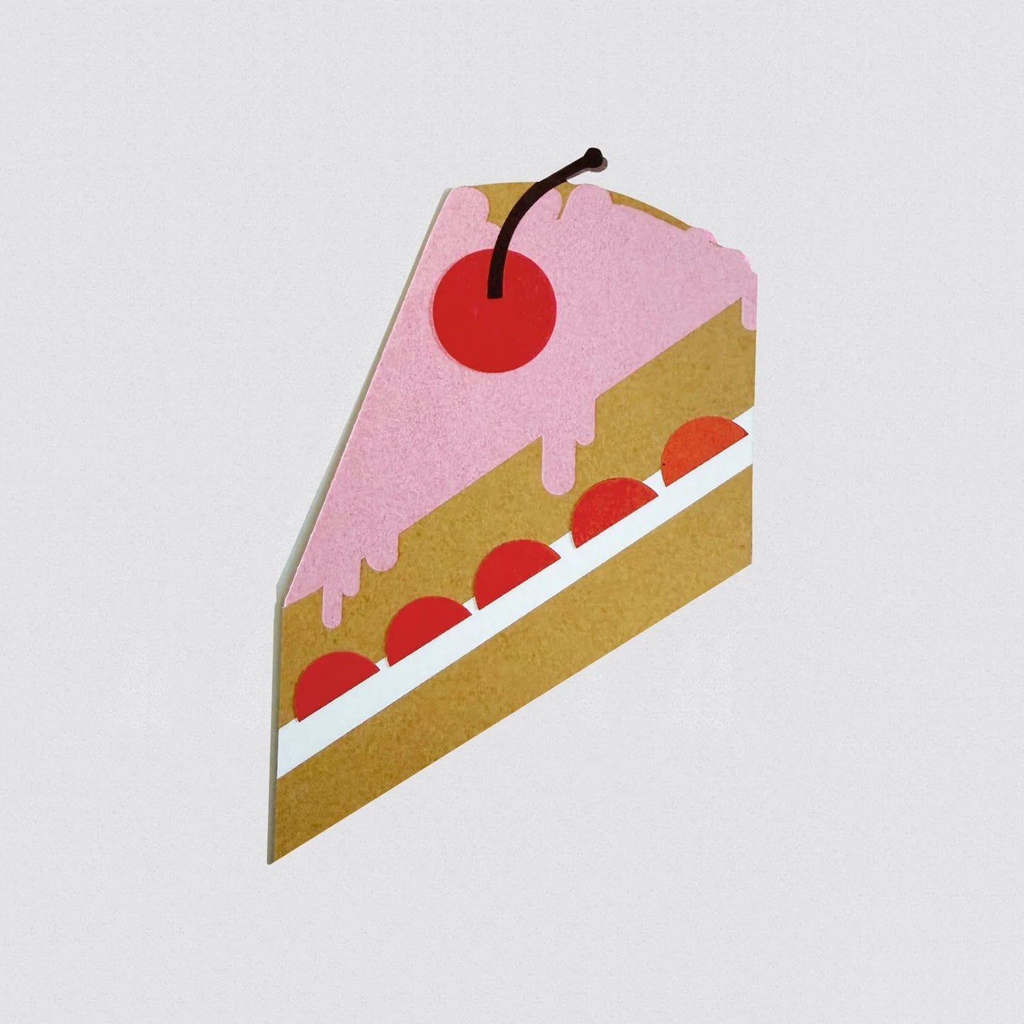 Cherry Cake Mini Postcard