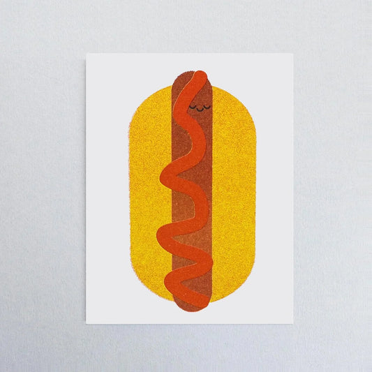 Hot Dog Mini Card