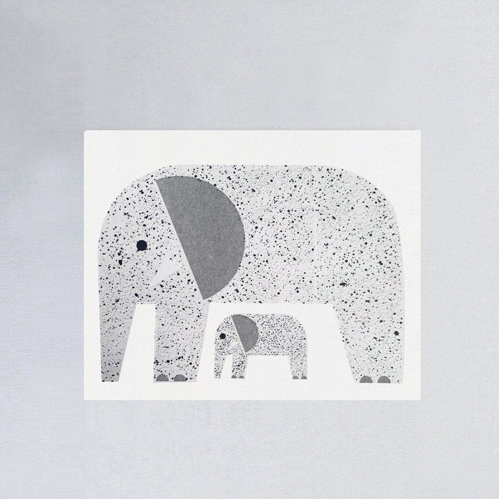 Elephants Mini Card