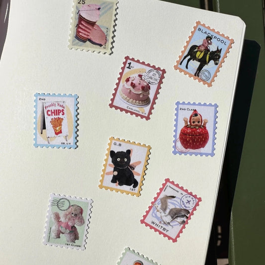 Washi Flake Mini Stickers: Stamps