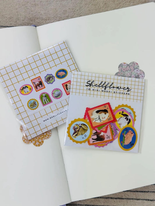 Washi Flake Mini Stickers: Animals