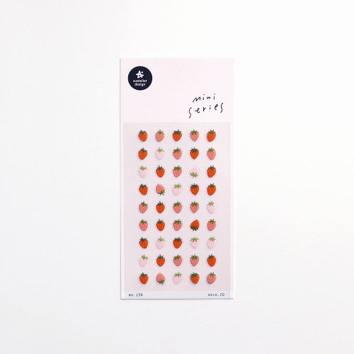 Suatelier Miniseries Deco 20 Strawberry Stickers