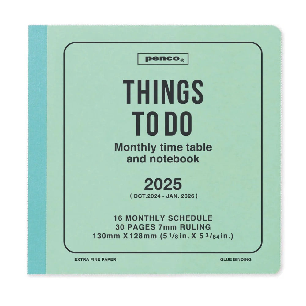 Things To Do Planner Diary 2025 (MORE COLOURS AVAILABLE)