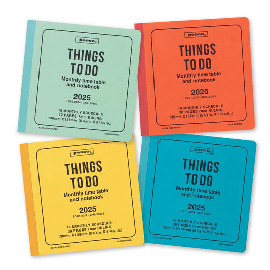 Things To Do Planner Diary 2025 (MORE COLOURS AVAILABLE)