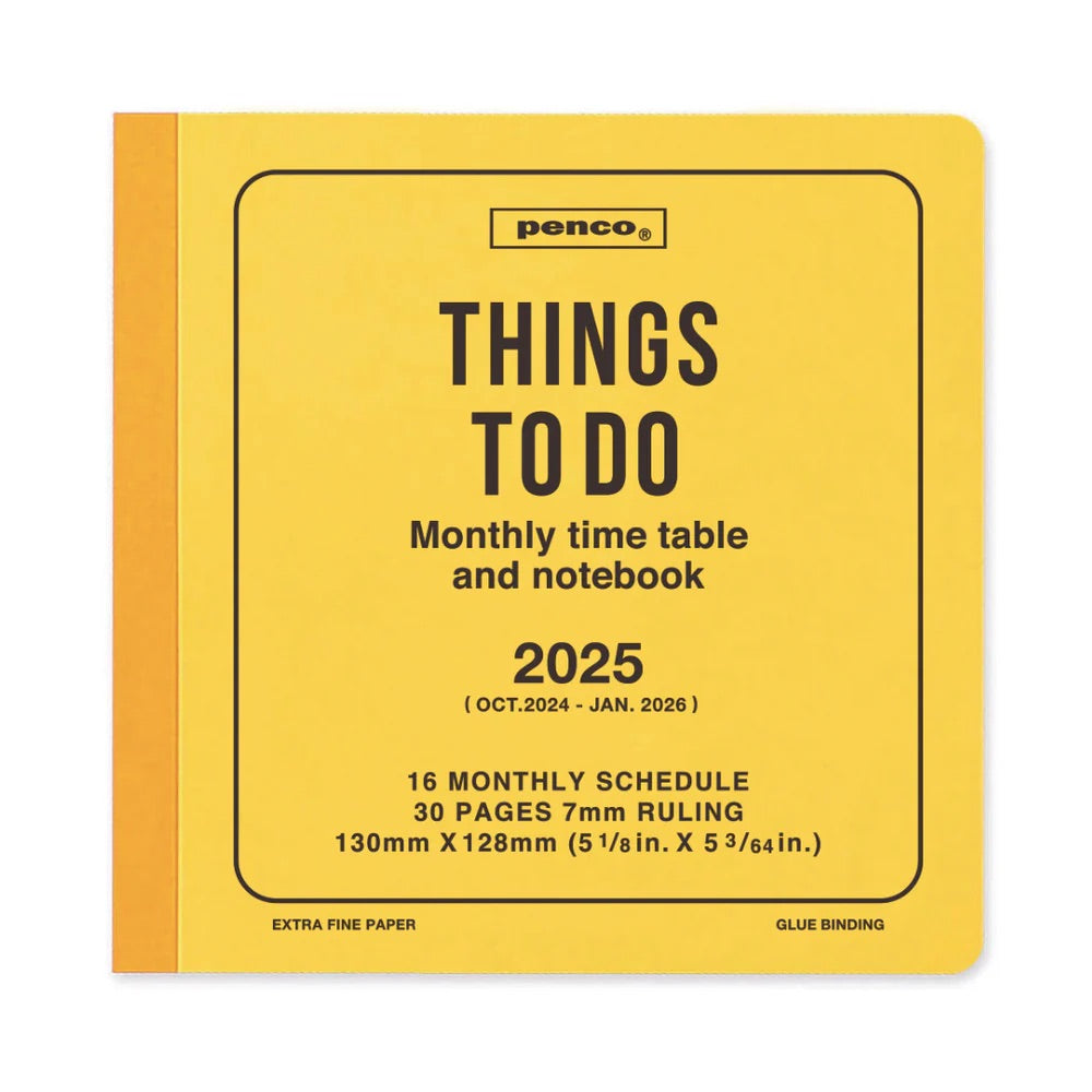 Things To Do Planner Diary 2025 (MORE COLOURS AVAILABLE)