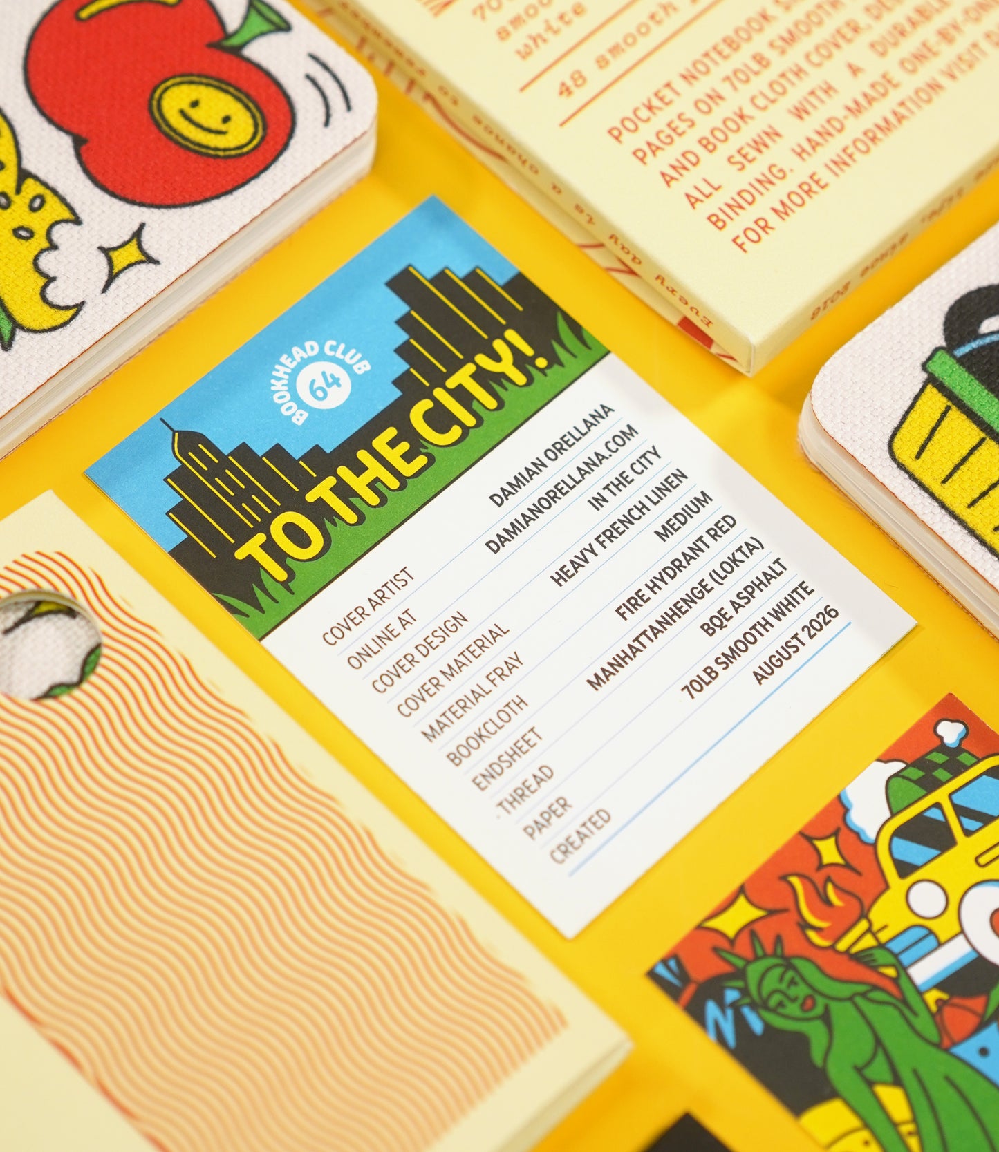 Dapper Notes Limited Edition Notebook: To The City!