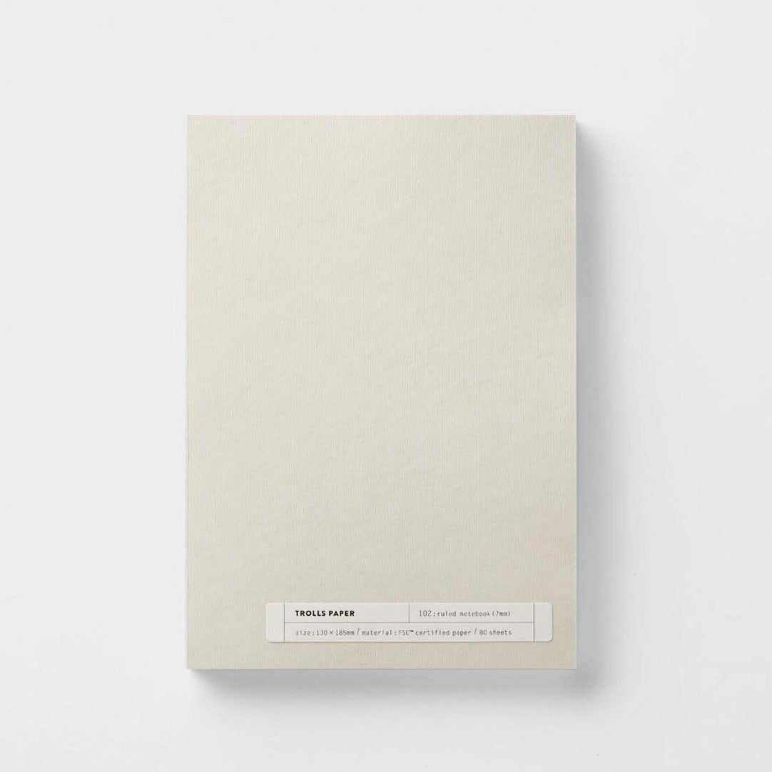 Plain note 102: Lined Notebook