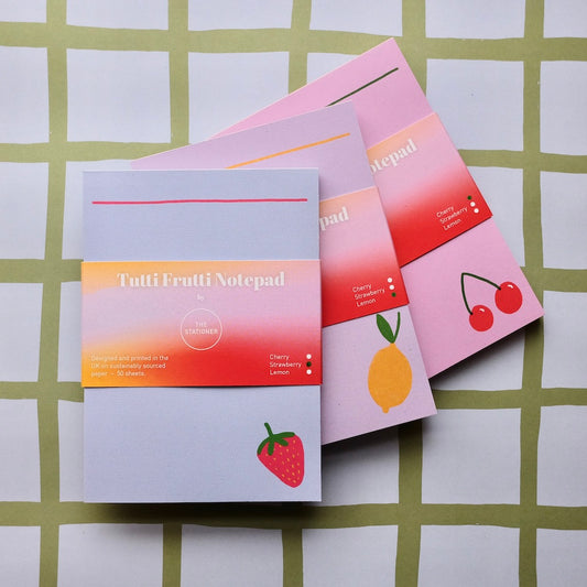 Tutti Frutti A6 Notepads (VARIOUS DESIGNS)