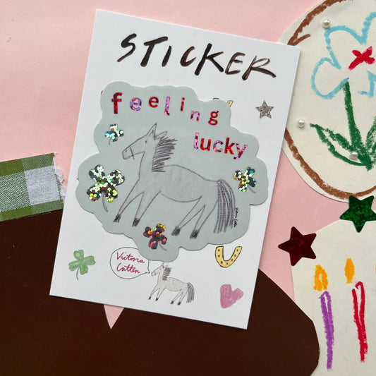 Feeling Lucky Pony Vinyl Sticker