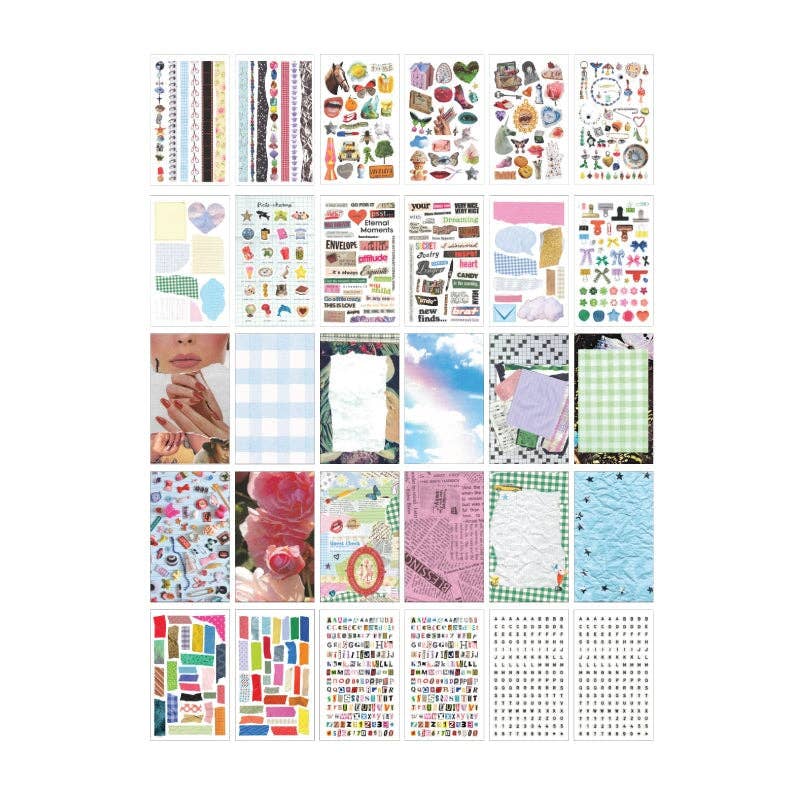 Pipsticks x Haricot Vert Dreamworld Junk Journal Sticker Book