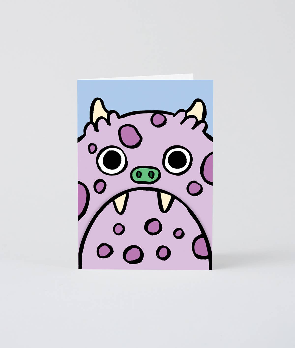 Monster Fold Out Mouth Birthday Card