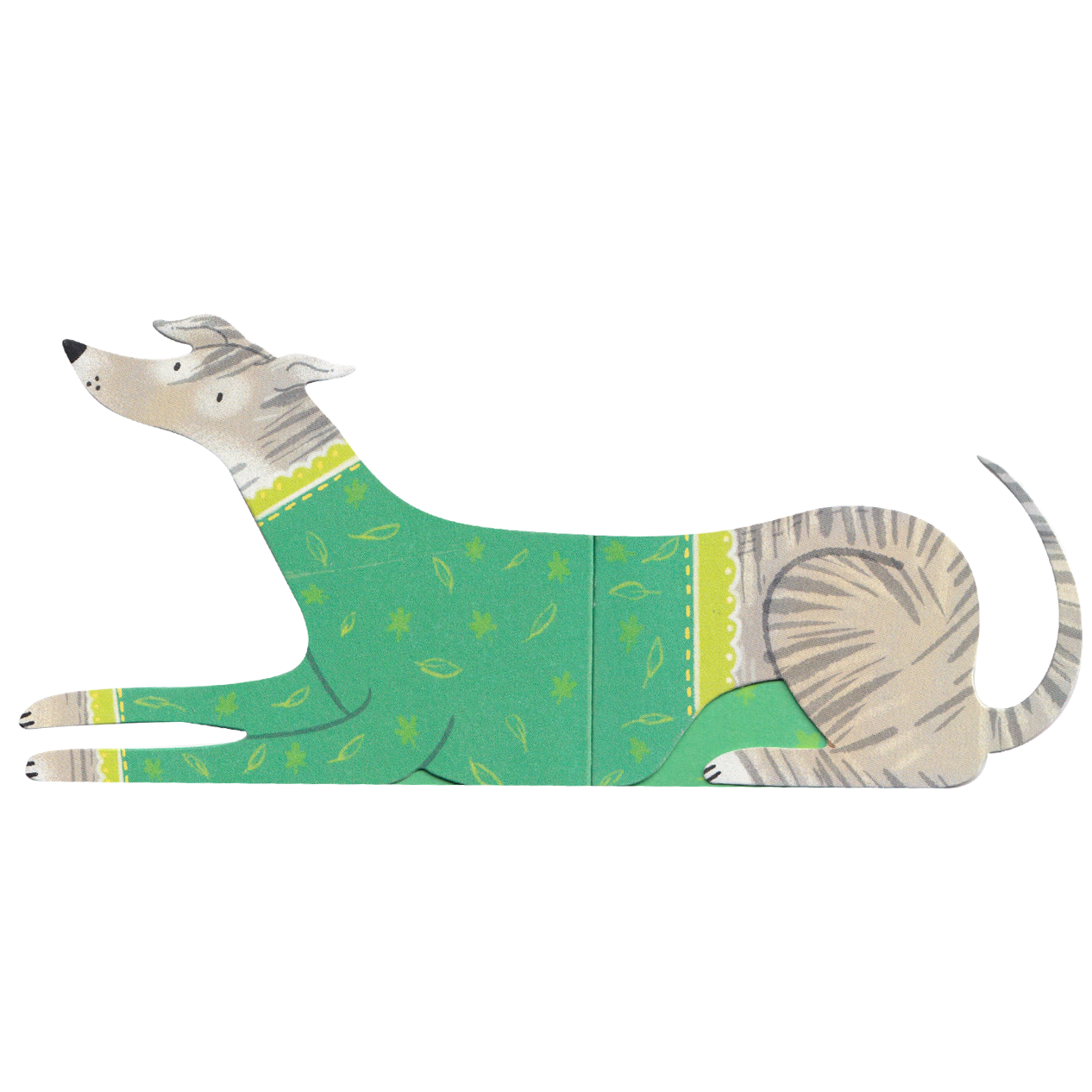 Fern, Long Doggo Shaped Extendable Card