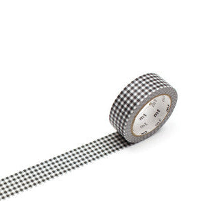 Black Gingham Washi