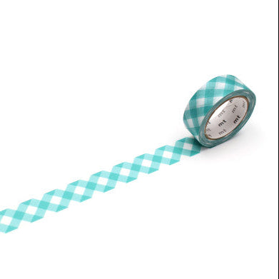 Green Checkered Washi Tape
