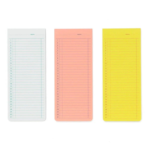 Sticky Memo Pad - Monthly Planner