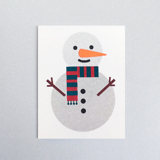 Snowman Mini Christmas Card