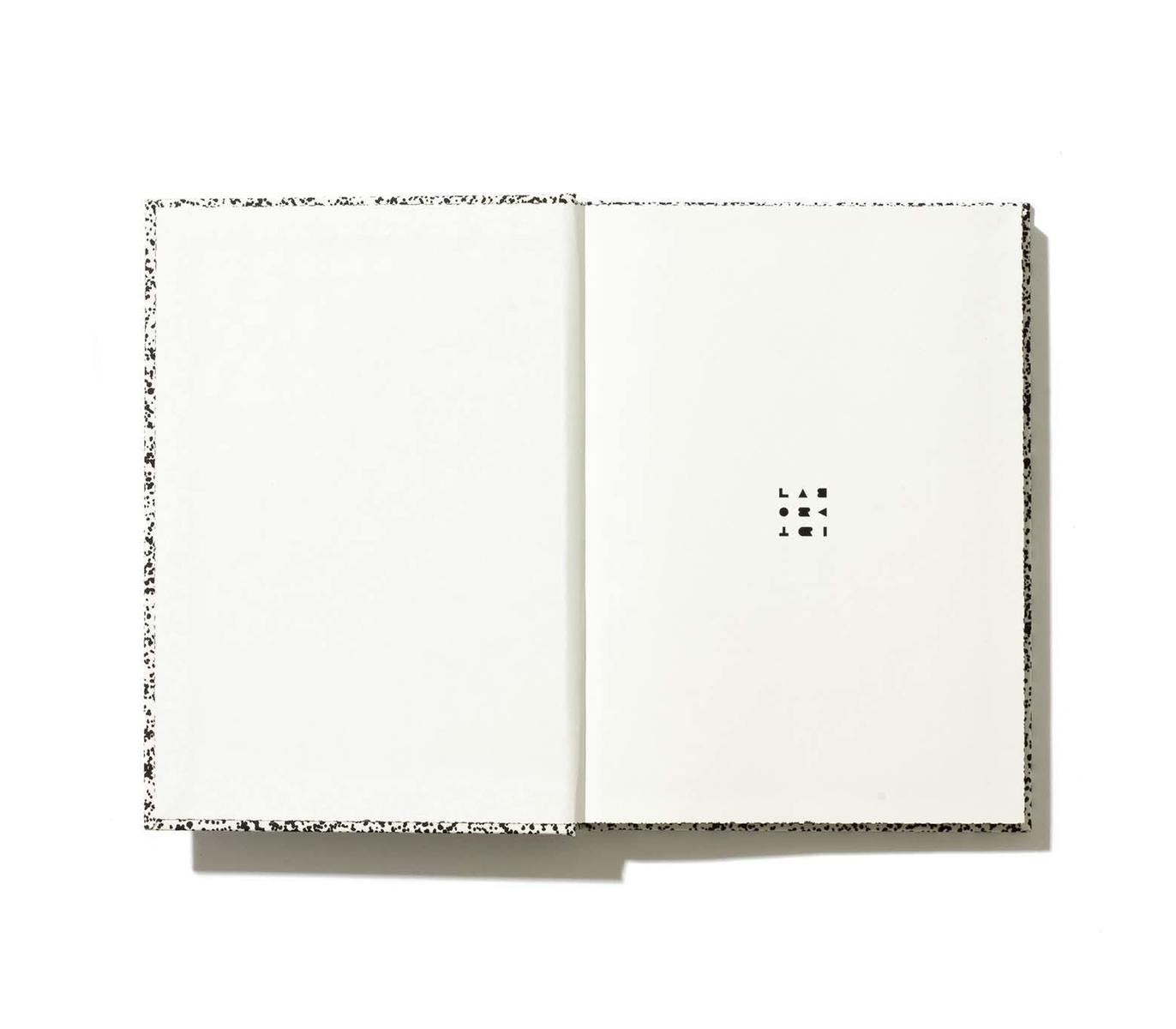 Spray Splash Notebook: White