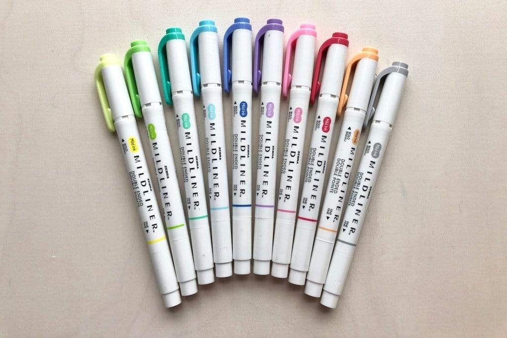 Zebra Pens & Pencils Mildliner Dual Tipped Highlighter